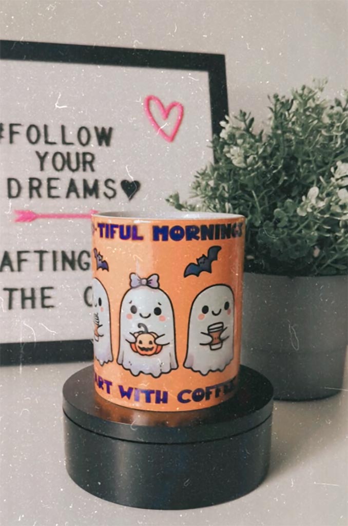 Custom halloween mug